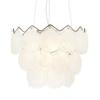 Tesco BHS Ellie 5 Light Chandelier, Frosted offer