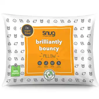 Tesco Snug Brilliantly Bouncy Pillows - 2 Pack offer