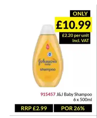 Musgrave MarketPlace J&J Baby Shampoo offer