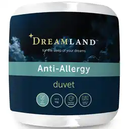 Tesco Dreamland Luxury Anti-Allergy 10.5 Tog Duvet, All Seasons Quilt, Double offer