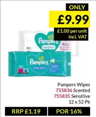 Musgrave MarketPlace Pampers Wipes offer