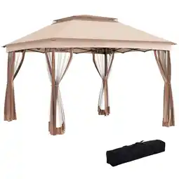 Tesco Outsunny Garden Folding Canopy Heavy Duty Pop Up Gazebo Outdoor offer