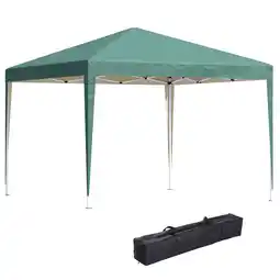 Tesco Outsunny 3m x 3m Garden Pop Up Gazebo Marquee Wedding Canopy offer