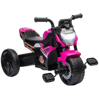 Tesco AIYAPLAY 3 in 1 Baby Trike with Headlights, Music, Horn - Pink offer