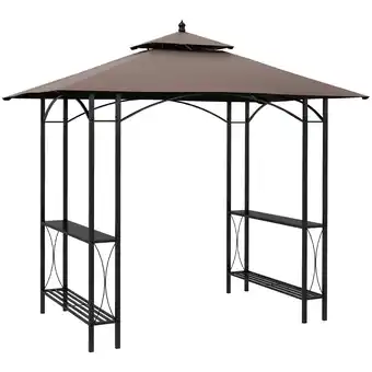 Tesco Outsunny 2.5m x 1.5m BBQ Canopy Patio Outdoor Awning Gazebo Party offer