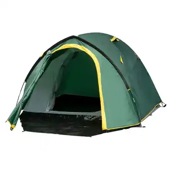 Tesco Outsunny Compact Camping Tent w/ Vestibule & Mesh Vents for Hiking offer