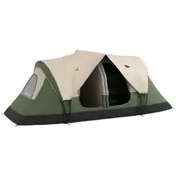 Tesco Outsunny 2 Room Camping Tent with Waterproof Rainfly & Screen Panels offer