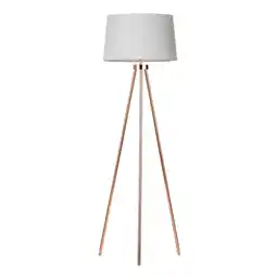 Tesco BHS Tristan Floor Lamp, Copper offer