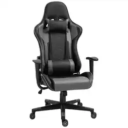 Tesco Vinsetto High Back Racing Gaming Chair Reclining Computer Head Pillow offer