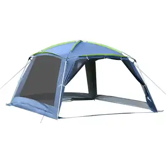 Tesco Outsunny Camping Tent Sun Shelter Shade for Garden Park Outdoor offer