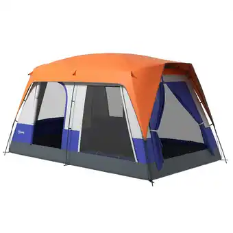 Tesco Outsunny Camping Tent 3000mm Waterproof Rainfly Screen Panels offer