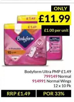 Musgrave MarketPlace Bodyform Ultra offer