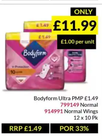 Musgrave MarketPlace Bodyform Ultra offer