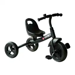 Tesco HOMCOM Baby Kids Children Toddler Tricycle Ride on Trike W/ 3 Wheels Black offer