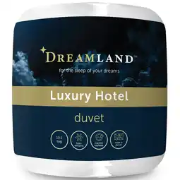 Tesco Dreamland Luxury Hotel Duvet - 10.5 Tog - King offer