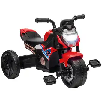 Tesco AIYAPLAY 3 in 1 Baby Trike with Headlights, Music, Horn - Red offer