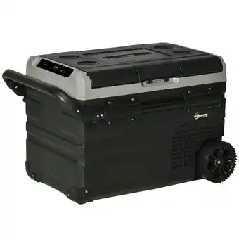 Tesco Outsunny 40L Car Refrigerator 12V Portable Freezer w/ Inner LED Light offer