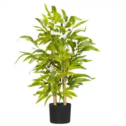 Tesco HOMCOM Potted Artificial Plants Bamboo Tree for Desk offer