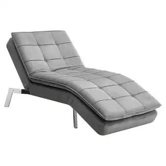 Tesco Living and Home Fabric Upholstered Chaise Lounge Chair offer