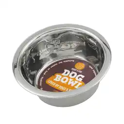 Tesco Digby & Fox Stainless Steel Dog Bowl - Silver - 850ml offer