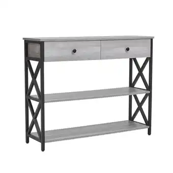 Tesco Living and Home Narrow Wooden Console Table with Drawers offer