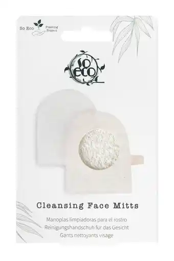 Tesco So Eco Cleansing Face Mitts offer