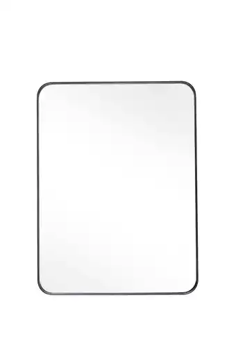 Tesco Living and Home Rounded Corners Wall Mirror with Aluminum Frame offer