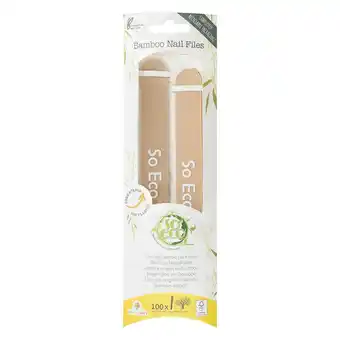 Tesco So Eco 2 Bamboo Nail Files offer