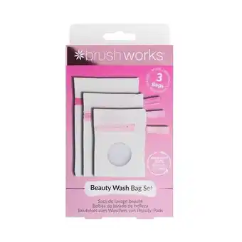 Tesco Brushworks Beauty Wash Bag Set - 3 Pack offer