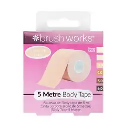 Tesco Brushworks Body Tape Shade 2.0 - Latte offer