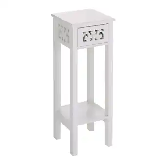 Tesco Living and Home French-Style Console Table with Drawer - White offer