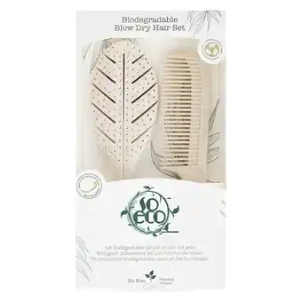 Tesco So Eco Biodegradable Blow Dry Hair Set offer