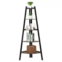 Tesco Living and Home Vintage Tiered Indoor Plant Display Shelf - Black offer