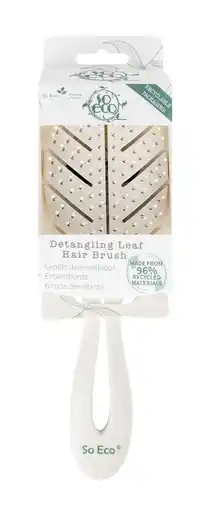 Tesco So Eco Biodegradable Detangling Leaf Brush offer