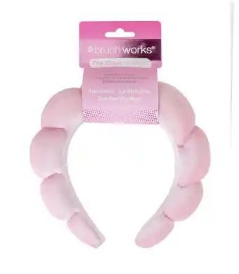 Tesco Brushworks Pink Cloud Headband offer