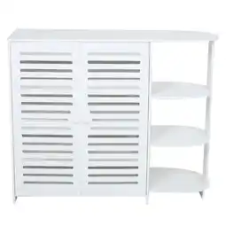 Tesco Living and Home Modern Shoe Cabinet Storage Shelf offer