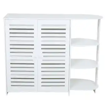 Tesco Living and Home Modern Shoe Cabinet Storage Shelf offer