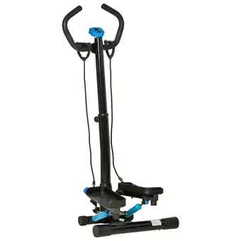 Tesco HOMCOM Adjustable Twist Stepper Step Machine For Home Gym Aerobic offer