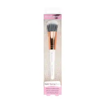 Tesco Brushworks White & Gold Multi Tasking Brush offer