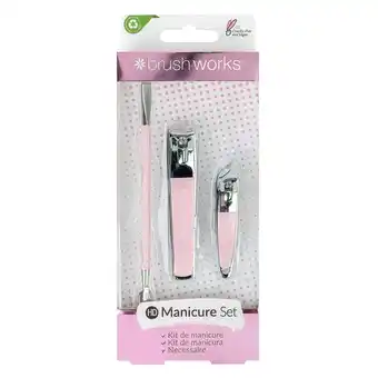 Tesco Brushworks Manicure Set offer