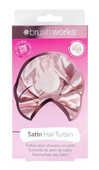 Tesco Brushworks Satin Hair Turban offer