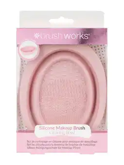 Tesco Brushworks Silicone Makeup Brush Cleaning Bowl offer