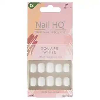 Tesco Nail HQ Square White offer