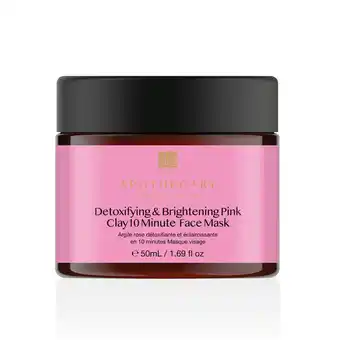 Tesco Dr Botanicals Detoxifying & Brightening Pink Clay 10 Minute Face Mask 50ml offer