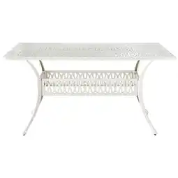 Tesco Living and Home Vintage Rectangular Garden Bistro Table - Cast Aluminum offer