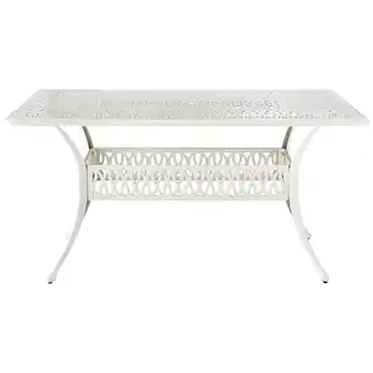 Tesco Living and Home Vintage Rectangular Garden Bistro Table - Cast Aluminum offer