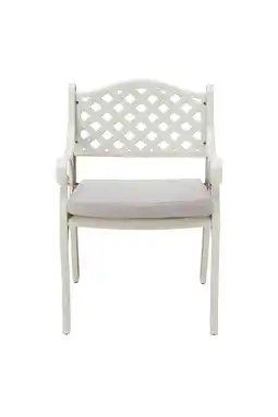 Tesco Living and Home Set of 2 Retro Cast Aluminum Garden Chairs offer