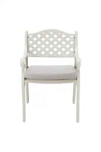 Tesco Living and Home Set of 2 Retro Cast Aluminum Garden Chairs offer