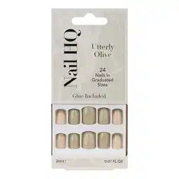 Tesco Nail HQ Utterly Olive Square Nails offer