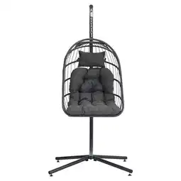 Tesco Living and Home Swing Chair with Stand and Cushion Set offer